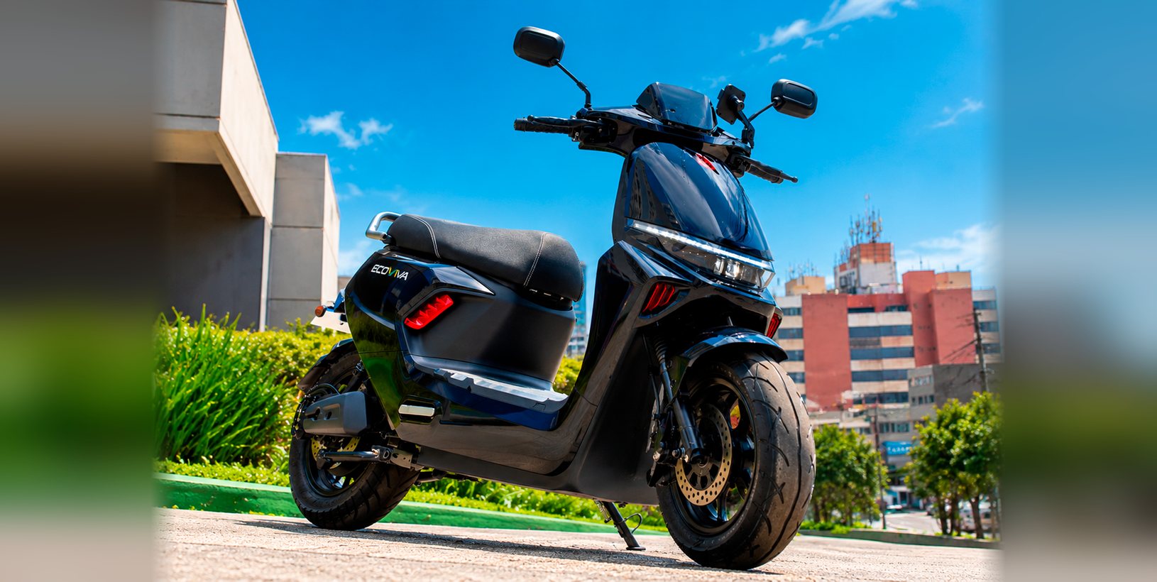 Scooter elétrica na cidade